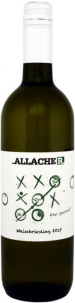 Welschriesling, Weißwein, 2021, Allacher, Histaminrestwert unter 0,1 mg/l