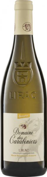 Lirac Blanc, Domaine Carabinieres, 2019/2020, Demeter-Weißwein, Frankreich