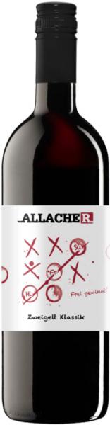 Allacher Zweigelt Klassik 2022, Rotwein Österreich, Histaminrestwert unter 0,1 mg/l